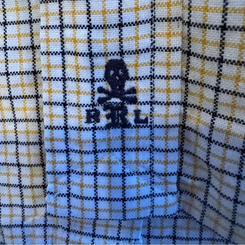 Men's Checkered Shirt RRL Ralph Lauren Rugby Buttondown - Picture 4 of 6
